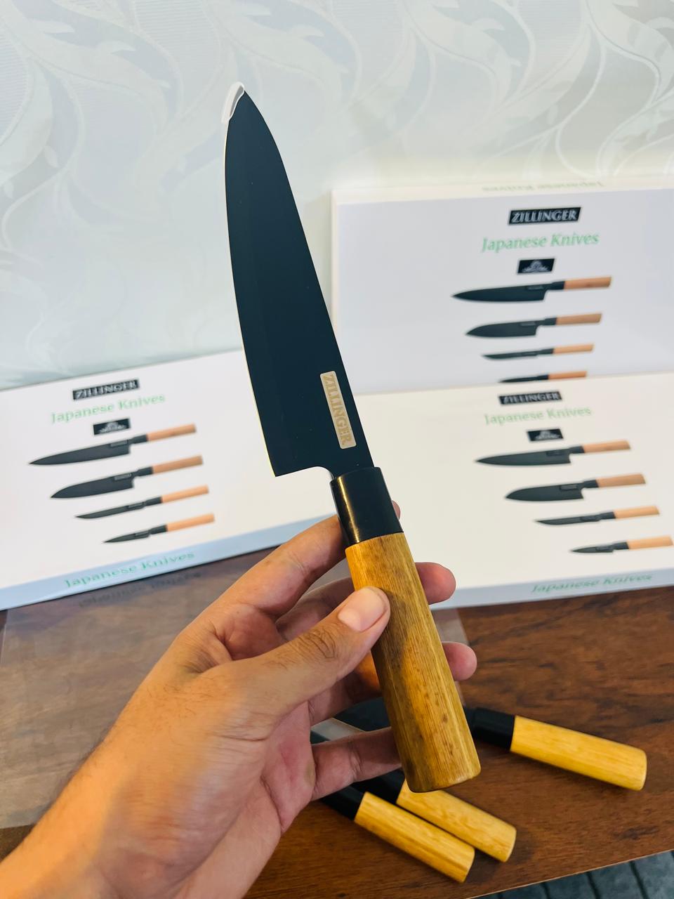 4Pcs Japanese Zillinger Knife Set