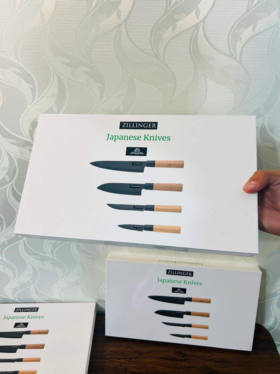 4Pcs Japanese Zillinger Knife Set