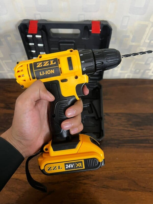 24pcs Flashlight ZZL Drill and Screwing Box Complete Set