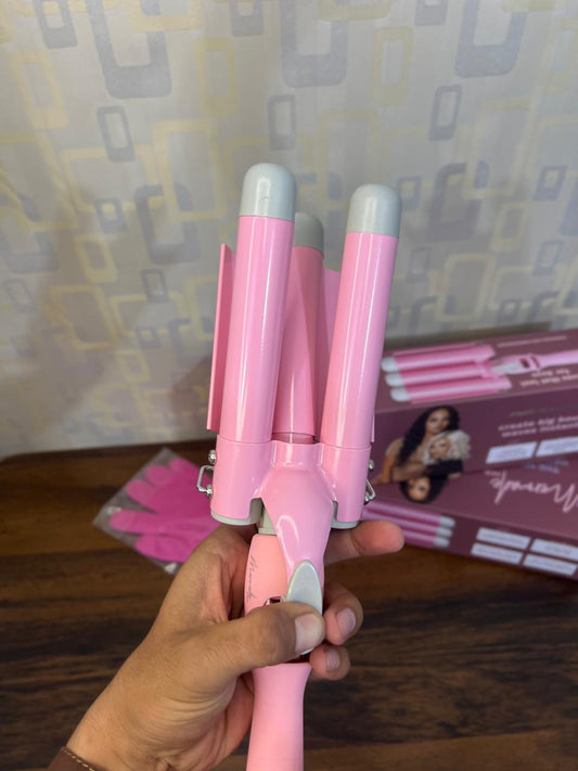 Mermade PRO Mini Hair Waver – 25mm Pink