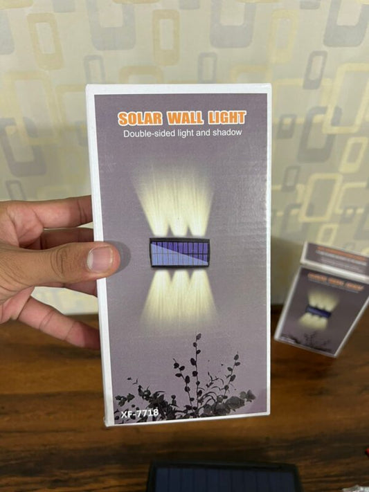 Solar Powered Double Sided Warm Wall Light