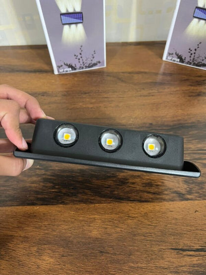 Solar Powered Double Sided Warm Wall Light