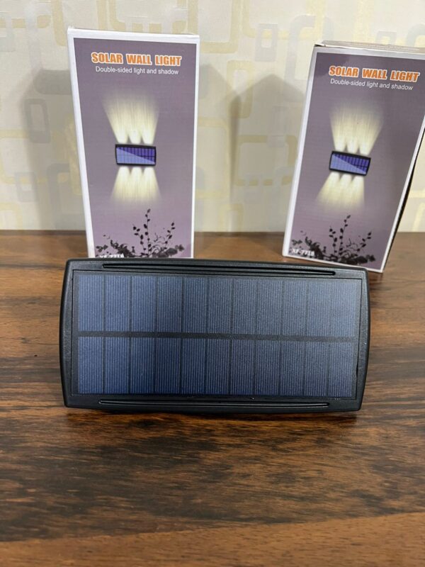 Solar Powered Double Sided Warm Wall Light