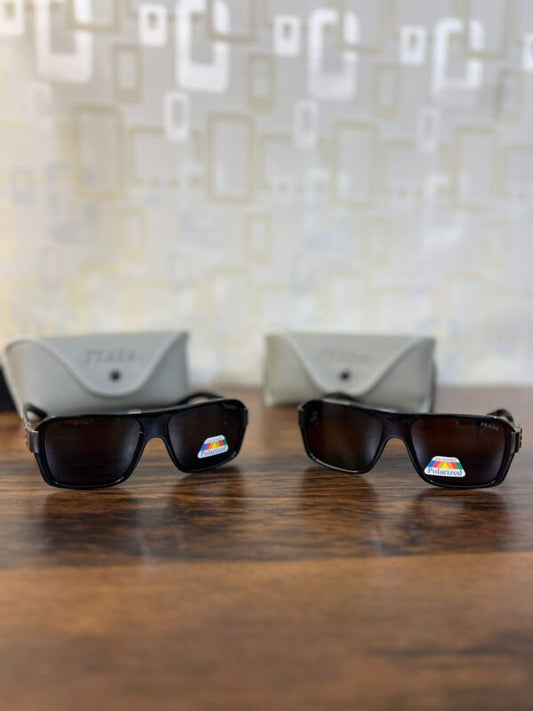 Made in Italy 🇮🇹 PRADA Iconic Polarized Sunglasses 100% Anti Reflective | Leather Pouch