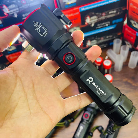 1Km Range 8800mAh Waterproof Laser LED Tactical Flashlight | Germany Lot